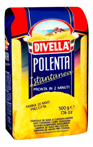 Harina De Maiz Polenta Instantanea Divella 500gr. Italia