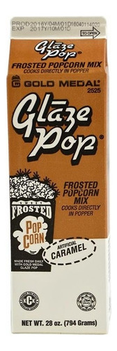  1 Tetrapack Caramelo Glaze Pop Palomitas Clasico Cine 794gr