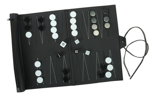 Classic Portable Family Pu Leather Roll-up Tournament