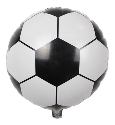 Imagen 2 de 2 de Bestoyard 10pcs Fútbol Foil Balloon 18 Pulgadas Helio Metáli