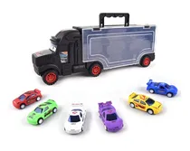 Comprar Camión De Juguete Valija Porta Autos + 6 Autos Color Multicolor Personaje Camión Valija