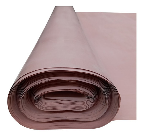 Manta Borracha Latex Lâmina Rosa Elástico 0,5mm 1m X 1m