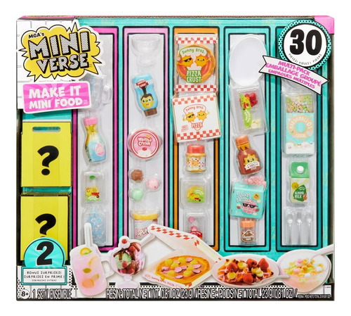 Miniverse Set Multipack 30 Pzas Mini Comida Make It Food