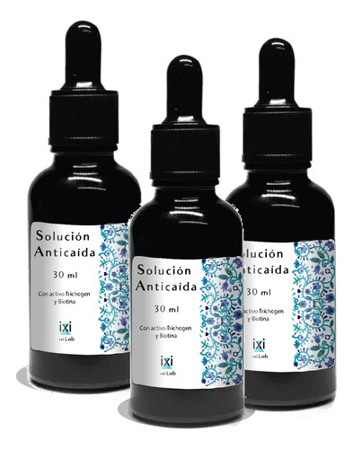 Serum Capilar Anticaída Tratamiento 3 Piezas - 30 Ml C/u