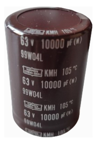 Capacitor Electroliticos Nippon 10000uf X 63v Blindado Japan