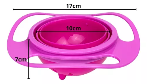 Potinho Giratório 360° Rosa Giro Bowl Para Alimentação Bebê - ShopJJ -  Brinquedos, Bebe Reborn e Utilidades