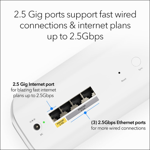 Sistema Wifi 7 Mesh Tri-banda Orbi 770 Router Y Extensor