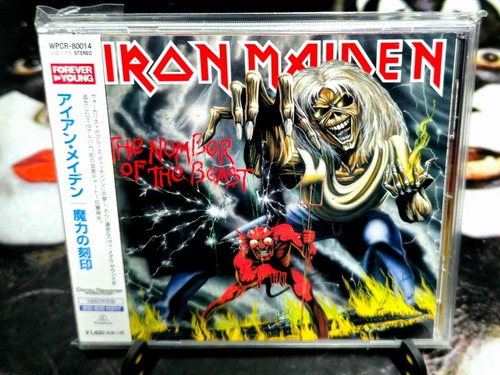 Cd Iron Maiden Number Of The Beast Japón Con Obi Excelente 