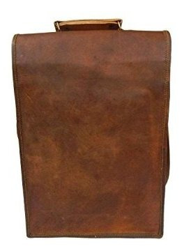 Bandolera Para Laptop Cuero Genuino 15 Pulgadas Con Correa