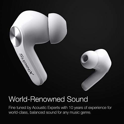 Audífonos Inalámbricos Superx Bluetooth 5.0 Con Estuche De