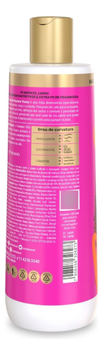 Shampoo Ultra Gloss Sos Cachos Framboesa 500ml, Salon Line