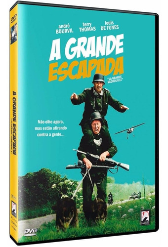 A Grande Escapada - Dvd - Bourvil - Louis De Funès - Novo