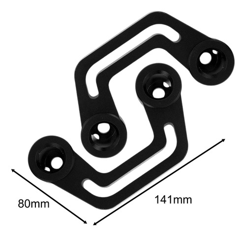 Soportes De Montaje De Luces Las Piezas De Automóvil Negro