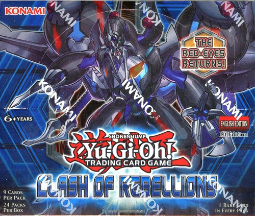 Yugioh Tcg Clash Of Rebellions Booster Box Inglés 24boosters