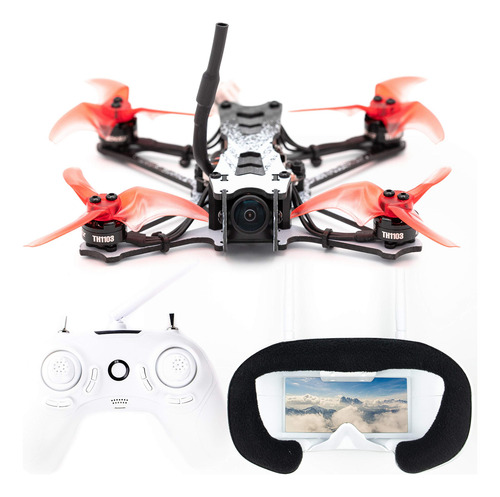 Tiny Hawk Micro Drone Free Style 2 Fpv Racing Kit Gafas Cont Negro