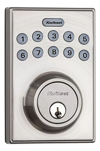 Cerrojo Kwikset Modelo 96650-497 para Puerta Exterior Latón