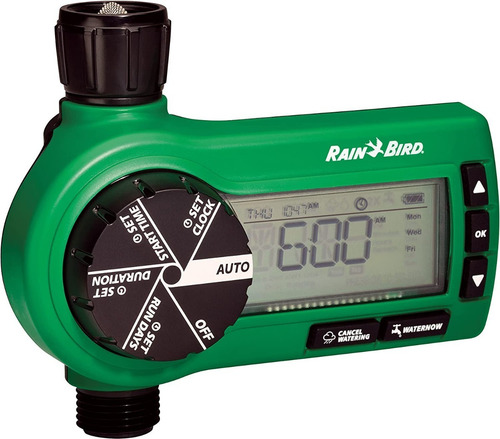 Programador Digital De Riego 1 Zona Con Temporizador Rb R Color Verde