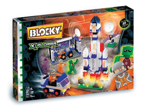 Ladrillitos Blocky X-plorer Lanzamiento Desde Marte 290 Pzs