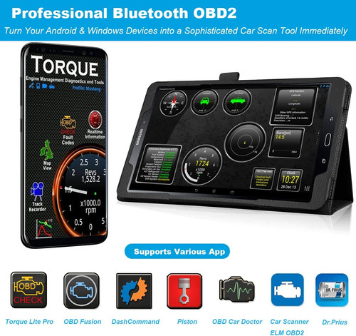 Escáner Bluetooth Obd2 Mini Obd Lector De Código De D...