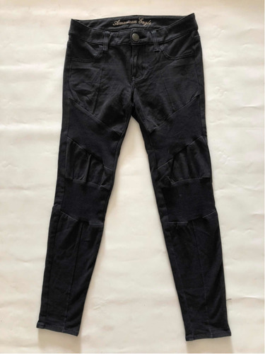 Pantalón Jegging American Eagle Talle 0 Súper Stretch Negro