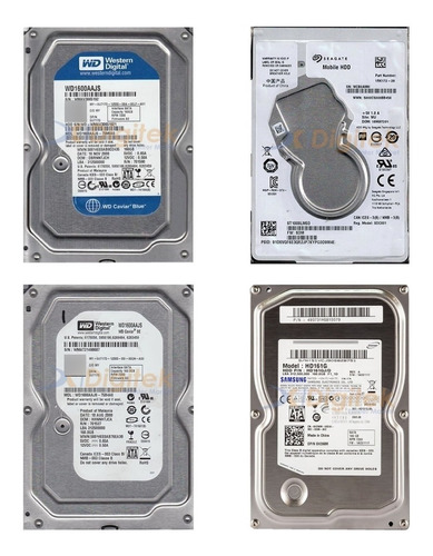 Disco Rígido Hdd Interno Wd Samsung Seagate 160gb Usado