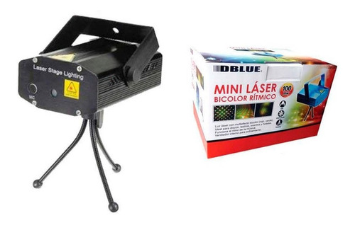 Mini Laser Luz De Fiesta 12 En 1  Bicolor Sound Activo 