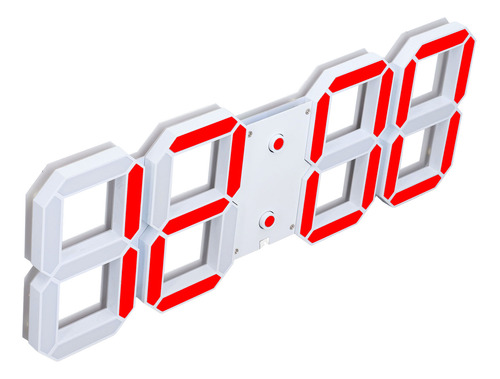 Reloj Despertador De Pared Digital Led 3d De 16,6 Pulgadas