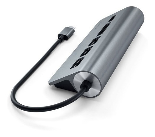 Hub Adaptador Aluminio Usb-c A Usb 3.0/lector De Tarjetas Or