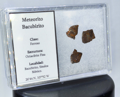 Mineral Raro Lotes Meteorito Bacubirito Octaedrita Autentica (Usado)