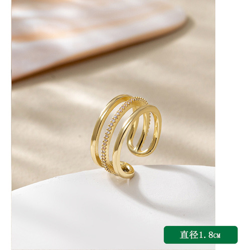 Anillos Enchapados En Oro 18 Kilates