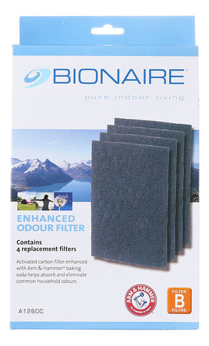 Filtros De Repuesto De Carbono Bionaire A1260c, Paquete De 4