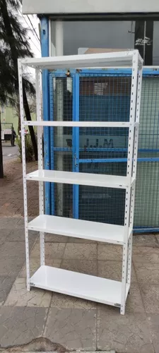 Estantería Metálica Blanca 30x90x200 Con Refuerzo Central!