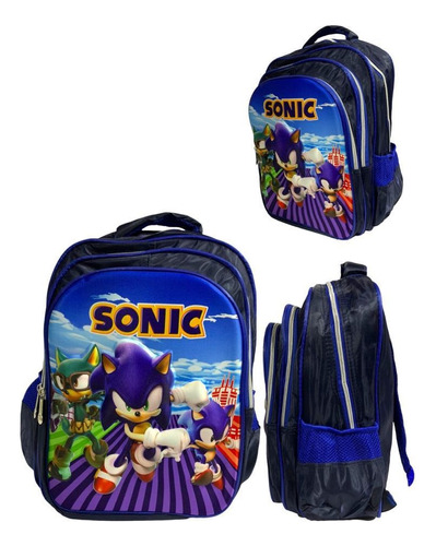 Mochila Sonic Calidad Ideal 1 Y2 Grado Premium