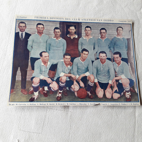 Poster Primera Division Del Club Atletico San Isidro 1927 