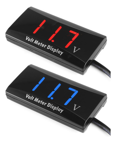 Display Led De Voltímetro Digital De 12v Para Carro/biciclet