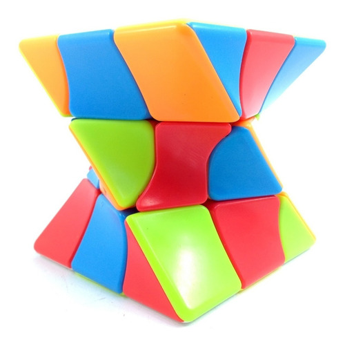 Cubo Rubik Twisty 3×3 Stickerless-excelente Giro Nuevos !