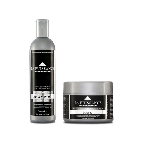 La Puissance Kit Matizador Black Platinum Shampoo + Máscara