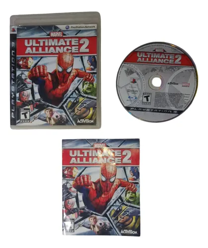 Jeu Marvel Ultimate Alliance 2 PS3 - Version Française Complète (boîte, Notice) - Très Bon état