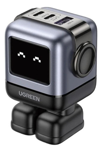 Cargador Ugreen Robot 65w Tipo C C. Rapida Black 15570