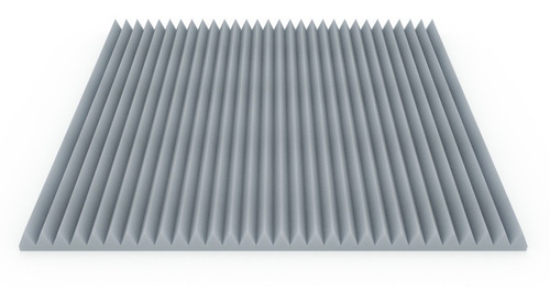 Panel Acustico Ignifugo 61x61cm X 30mm Alpine Gris Perla