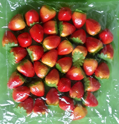 Frutas Artificiales Pequeñas Paquete De 50 Unidades