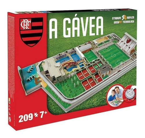Quebra-cabeça Maquete 3d - Estádio Gávea - Flamengo