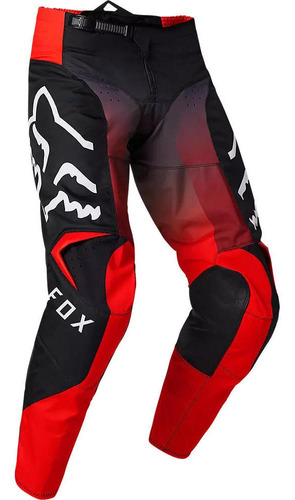 Pantalon Moto 180 Leed Rojo/negro Fox