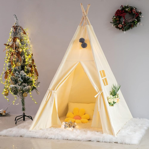 Tienda Teepee, Tienda Interior Para Niños, Lona Kids Playten