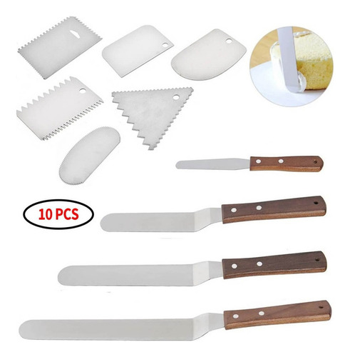 A A Espatulas Pasteleras Herramientas Raspador Reposteria