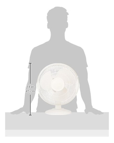 Ventilador De Mesa Lasko 3 Velocidades 12  - Blanco