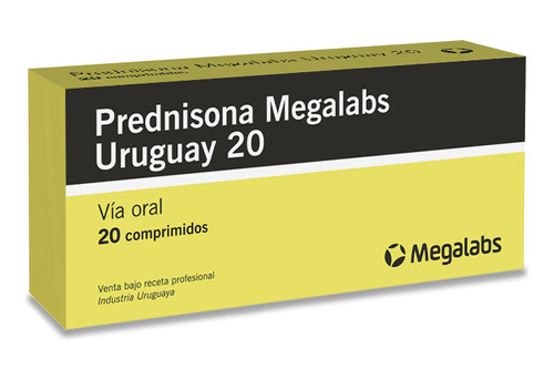 Prednisona Megalabs® 20 Mg X 20 Comprimidos