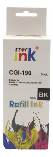 Tinta Compatible Bbox Para Canon Gi190 G1100 G2100 G3100 Tinta Negro