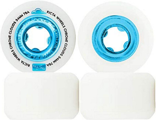 Ric A Sof Cruis Ruedas De Ska E 54mm Chrome S 78a Az...