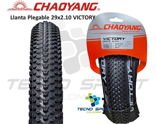 Llanta Bicicleta Chaoyang Plegable 29x2.1 Kevlar Antipinchaz
